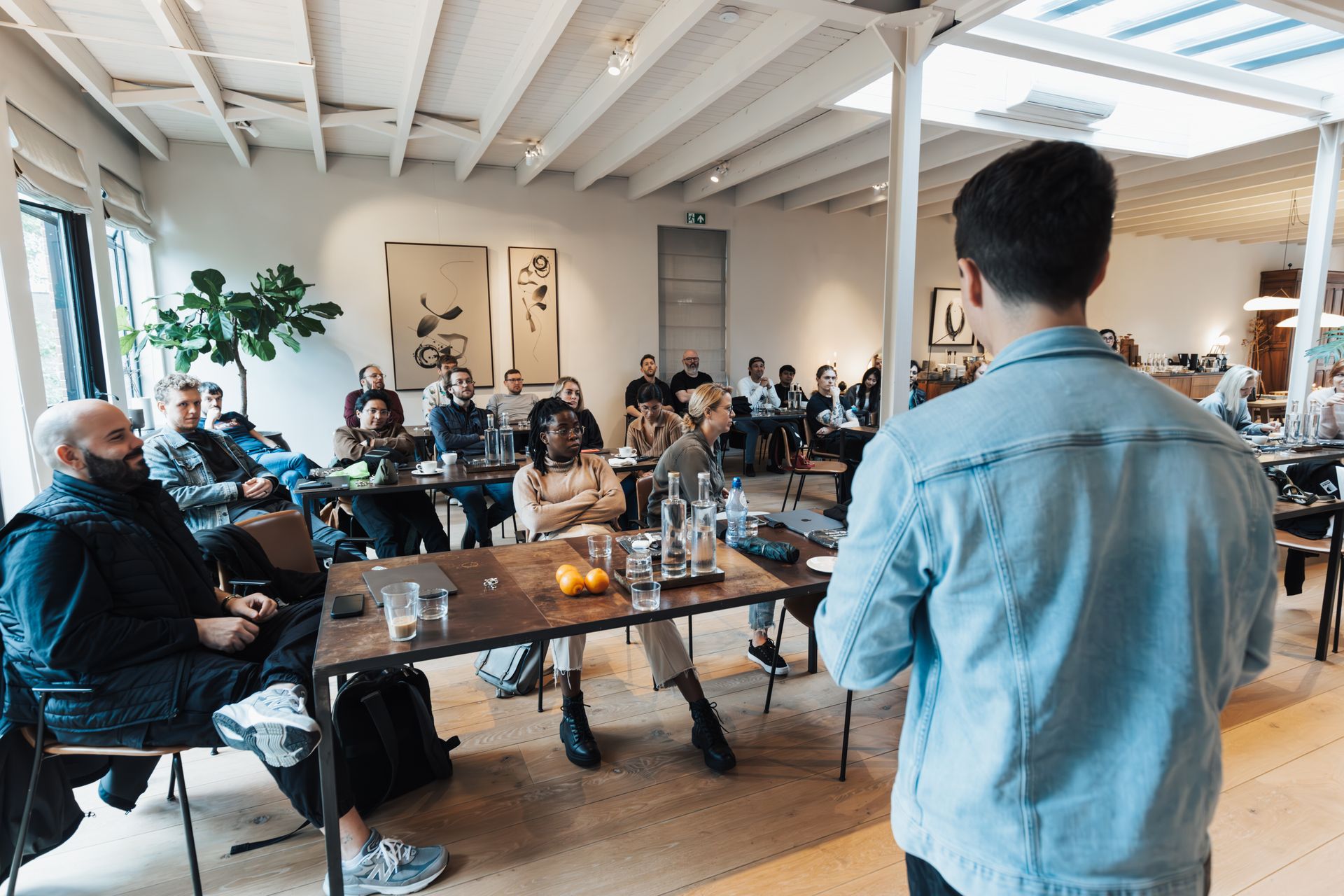 Empresários em imersão presencial do Programa IA First